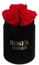 Цветочная коробка красная ETERNAL ROSES от Roses Atelier