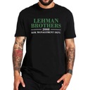 Хлопковая футболка Lehman Brothers 2008 Risk Management Dept 2022