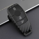 Для Mercedes Benz Smart Car Key Case Cover Holder Shell ТПУ Углеродное волокно