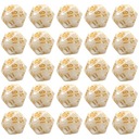 НАБОР ИЗ 25 ДВАДЦАТЬСТОРОННИХ КУБИКОВ D20 RPG ЗОЛОТОЙ ДРАКОН