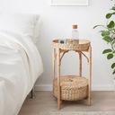 IKEA TOLKNING Nočný stolík vyrobený ručne 52 cm Šírka nábytku 52 cm