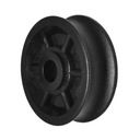 РОЛИК ВЕРЕВОЧНОГО СЪЕМНИКА 12 ММ R65 ЧЕРНЫЙ - 05562