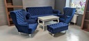 SCANDINAW SET 3-местный диван + 2 кресла + 1 табурет для ног