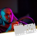1 КОМПЛЕКТ SREBRNEGO АЛЮМІНІЙ ПЛИТА АДАПТЕРА ГАЛЬМА РУЧНОГО АКСЕСУАР DO SYMULATORA WYSCIGOWEGO  (18633162016) фото min 16