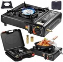 ПОЛЕВАЯ ПОРТАТИВНАЯ ТУРИСТИЧЕСКАЯ ГАЗОВАЯ ПЛИТА 2в1 С РЕДУКТОРОМ И КОРПУСОМ