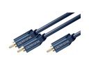 Y-кабель 1xRCA 2xRCA для сабвуфера Clicktronic длиной 15 м