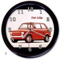ЧАСЫ НАСТЕННЫЕ Fiat 126p 125p сирена Trabant