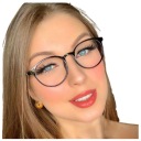 ЧЕРНЫЕ ЖЕНСКИЕ ОЧКИ В КОШЕЧНОМ СТИЛЕ