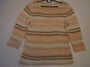 PASTELOWY ażurowy sweter bluzka PAPAYA r.40 Marka Papaya