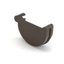 НИЖНИЙ СПРАВА Желоб ПВХ GAMRAT 100 мм КОРИЧНЕВЫЙ