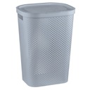 КОРЗИНА ДЛЯ БЕЛЬЯ Curver 60л бесконечность СЕРАЯ