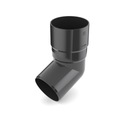 КОЛЕНО BRYZA ПВХ 67,5 градусов, 90 ГРАФИТ Cellfast