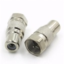 АДАПТЕР F-PLUG / RCA-SOCKET