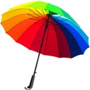 Женский UMBRELLA Автоматический автоматический зонт Rainbow Rainbow Fiber
