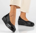 Женские кожаные туфли черные FILIPPO DP6162 Спортивные весенние слипоны 40