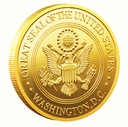 USA ,Navy Seal , Siły specjalne marynarki wojennej, pozłacany medal , kopia Rodzaj pamiątkowa