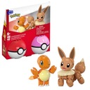MEGA POKEMON POKEBALL ÉPÍTŐKOCKÁK 2 DB-OS CHARMANDER ÉS EEVEE CSOMAG