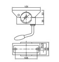 Зажим опорного колеса для прицепов Tema Unitrailer