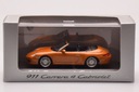 Porsche 911 997 Carrera 4 Cabriolet Orange Metallic Minichamps 1/43 Model Porsche