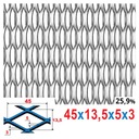 СЕТКА РАСШИРЕННАЯ ТЯНЕНАЯ 200 х 200 мм 45 х 13,5 х 3