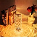 Светодиодная хрустальная настольная лампа Rose Light Projector