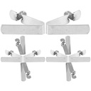 10 ШТ. ЗАЖИМЫ ПРУЖИННЫЕ КНОПКИ