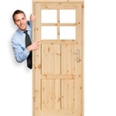 Узел двери туалета сосновый ГАЗДА 70 Л П