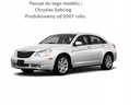 CHRYSLER SEBRING 2.4 PREVODOVKA KOTÚČOVÉ KOTÚČE Druh prevodovky Automatický