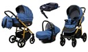 Коляска BabyLux AXEL ALU 4в1 + база ISOFIX