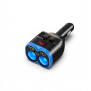 АВТО РОЗПОДІЛЮВАЧ ПРИКУРЮВАЧА 3X USB 3 QC Z ВОЛЬТМЕТРОМ 12-24V  (18563325317) фото min 6