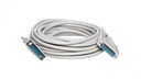 Удлинительный кабель LPT 1:1 DSUB25/DSUB25 M/Ż бежевый 10 м AK-610201-100-E