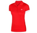 KOSZULKA DUNLOP CLUB POLO WOMEN 15 RED XS
