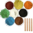 НАБОР КРАСИТЕЛЕЙ ДЛЯ ПОЛИМЕРНОЙ ШТУКАТУРКИ 8 шт х 100г