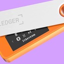Новый оранжевый кошелек BTC Ledger nano S PLUS