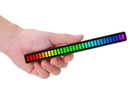 LEDY USB REAKCJA AL DZWIEK MULTIKOLOR NEON BRIDA RGB DIODO LUMINOSO LED MRUGA BATERÍA 