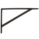 Полкодержатель усиленный - опора - WSWP BLACK 400x250x4 0