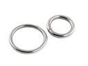 Кольцо-кольцо, ушко из нержавеющей стали, изготовлено из стержня 5 х 40 мм.
