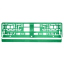 Зеленая металлизированная рамка регистрационной доски