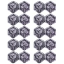 ZASOBY RESOURCES 3 ZESTAW 10 METALOWYCH MONET ZAMIENNIK DO ARKHAM HORROR
