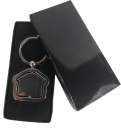 Металлический брелок для ключей с гравировкой HOUSE + ETUI