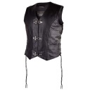 OZONE RINO кожаный мужской жилет-чоппер S