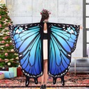 Женская накидка с крылом бабочки, костюм для косплея, накидка с крылом бабочки