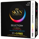 SKYN SELECTION + коробка Skyn ​​MIX 35 шт. до 7 моделей ELITE, INTENSE FEEL.