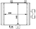 RADUADOR OLEJU, ACEITE SILNIKOWY MAHLE CLC 47 000P 