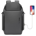 Рюкзак Bange BG-7277 для ноутбука 15,6 дюйма с USB, вместительный СЕРЫЙ