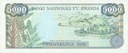 Rwanda - 5000 Francs - 1988 - P22 - St.1 Kraj Rwanda