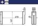 MAHLE ORIGINAL AH 68 000S WYMIENNIK CIEPLA, CALEFACCIÓN INTERIOR 