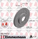 ZIMMERMANN SPORT DISQUES P HONDA PRELUDE V 282MM photo 3 - milautoparts-fr.ukrlive.com