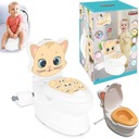 ТУАЛЕТ ДЛЯ КОШКИ С ОТКРЫТКОЙ И СЪЕМНОЙ ВСТАВКОЙ, ИНТЕРАКТИВНЫЙ PILSAN