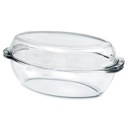 ОВАЛЬНАЯ ПРОЧНАЯ БЛЮДА С КРЫШКОЙ, 4,5 Л, СТЕКЛО